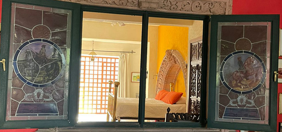 Vitral y puertas