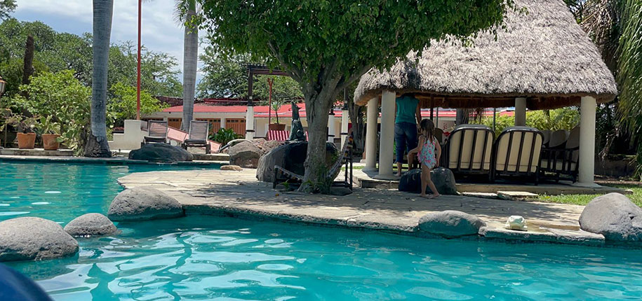 Filmación en la alberca